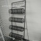 厂家现货供应铁质五金铁丝网单面5层发筒头箍展示架发箍架批发